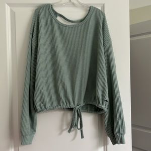 Hollister blue sweater/shirt